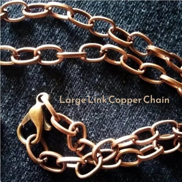 Copper or Bronze Chains! Add to your Pendants! Choose 1! Made to Order 16-24" - Picture 9 of 16